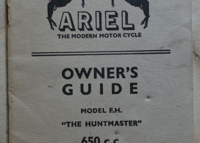 Ariel Owner's Guide 1958-59