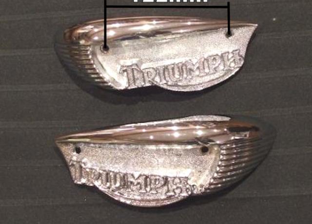 Triumph Tankabzeichen /Paar