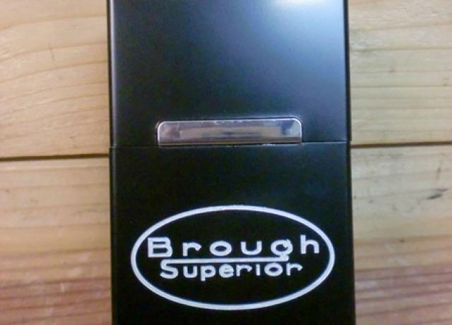 Brough Superior Cigarette Box Aluminium black