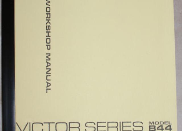 BSA Victor Series Mod. B44 Workshop Manual 1966-68, Handbuch