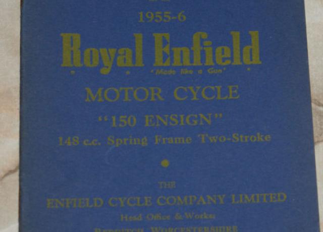 Spare and replacement pats for the 1955-6 Royal Enfield