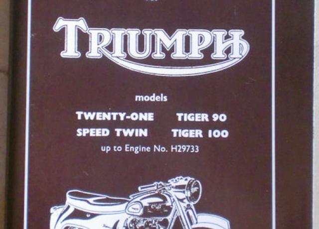 Triumph Instruction Manual for Triumph