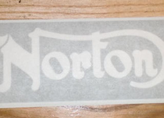Norton Stencil Aufkleber für Sitzbank 