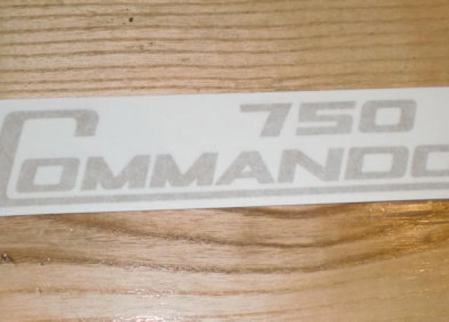 Norton Commando 750 Tank Sticker gold
