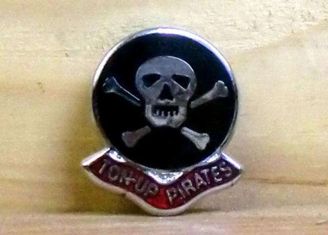 Ton Up Pirates Lapel Badge 
