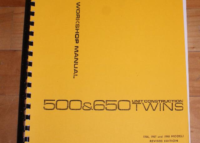 BSA Workshop Manual A50/A65 500/650cc Twin 1966-68