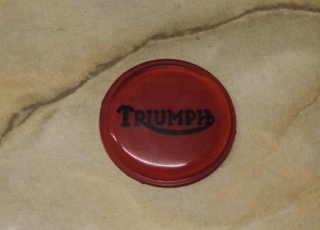 Triumph Petrol Tank Grommet Badge Red/Black Logo