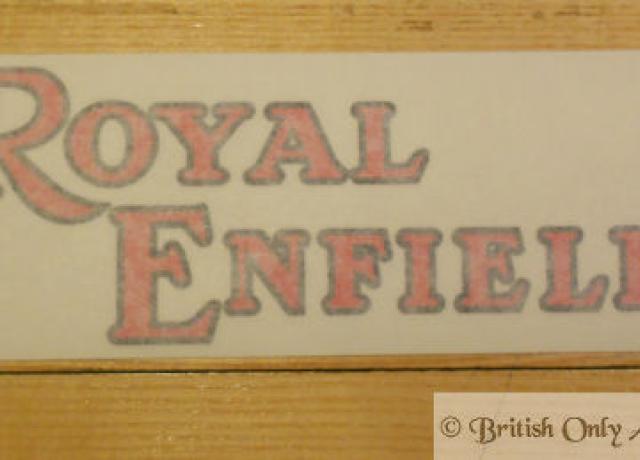 Royal Enfield Aufkleber für Benzintank 1935-55