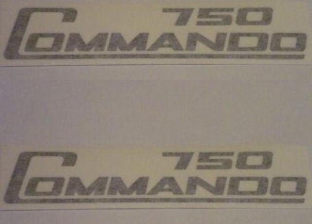 Norton Commando 750cc Sticker for Side Cover /Pair black