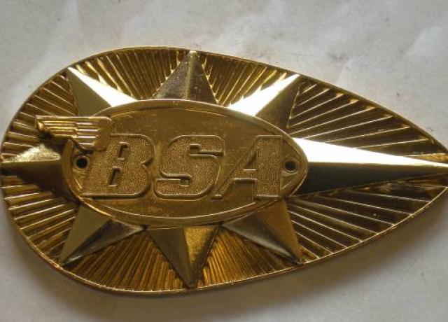BSA Tank Badge Metal LHS