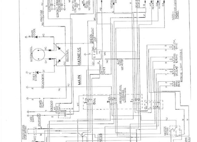 Norton MK lll Wiring Diagram